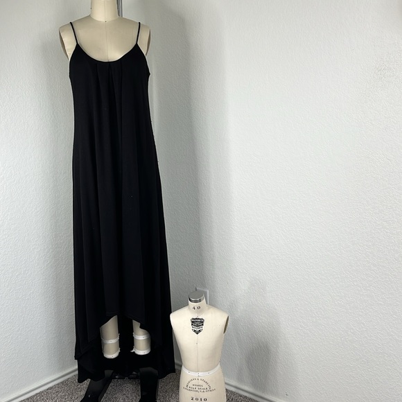 Lanston Knit Spaghetti Strap Scoop Maxi Midi Dress - Picture 3 of 9